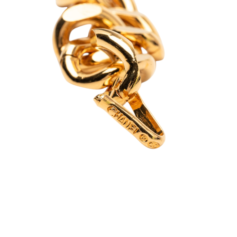 Pre-Loved Chanel CC Gold Plated 31 Rue Cambon Medallion Chain Belt - Picture 4 of 5